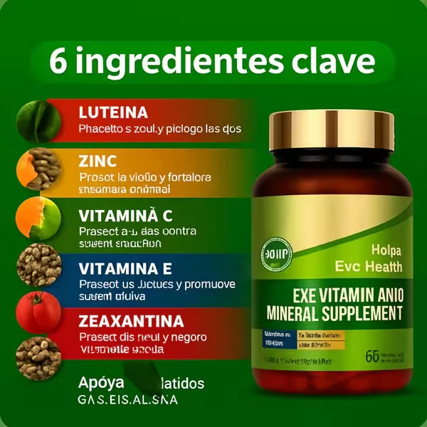 Zooone™ | Nutrición ocular diaria para ver nítido y sin cansancio - 100% Natural