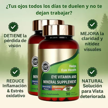 Zooone™ | Nutrición ocular diaria para ver nítido y sin cansancio - 100% Natural