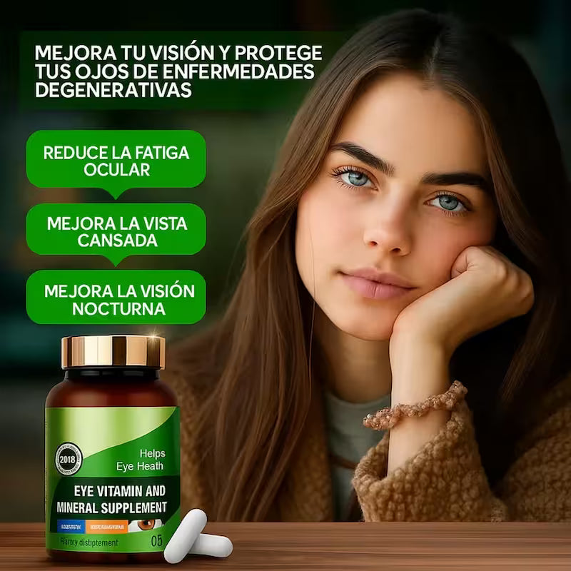 Zooone™ | Nutrición ocular diaria para ver nítido y sin cansancio - 100% Natural